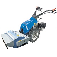 Flail mower on a white background
